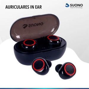 Auricular Bluetooth in ear Suono W-1 NEGRO