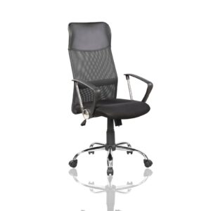 SILLA DE OFICINA IN8074 RETEC RESPALDO ALTO CABEZAL DE CUERO