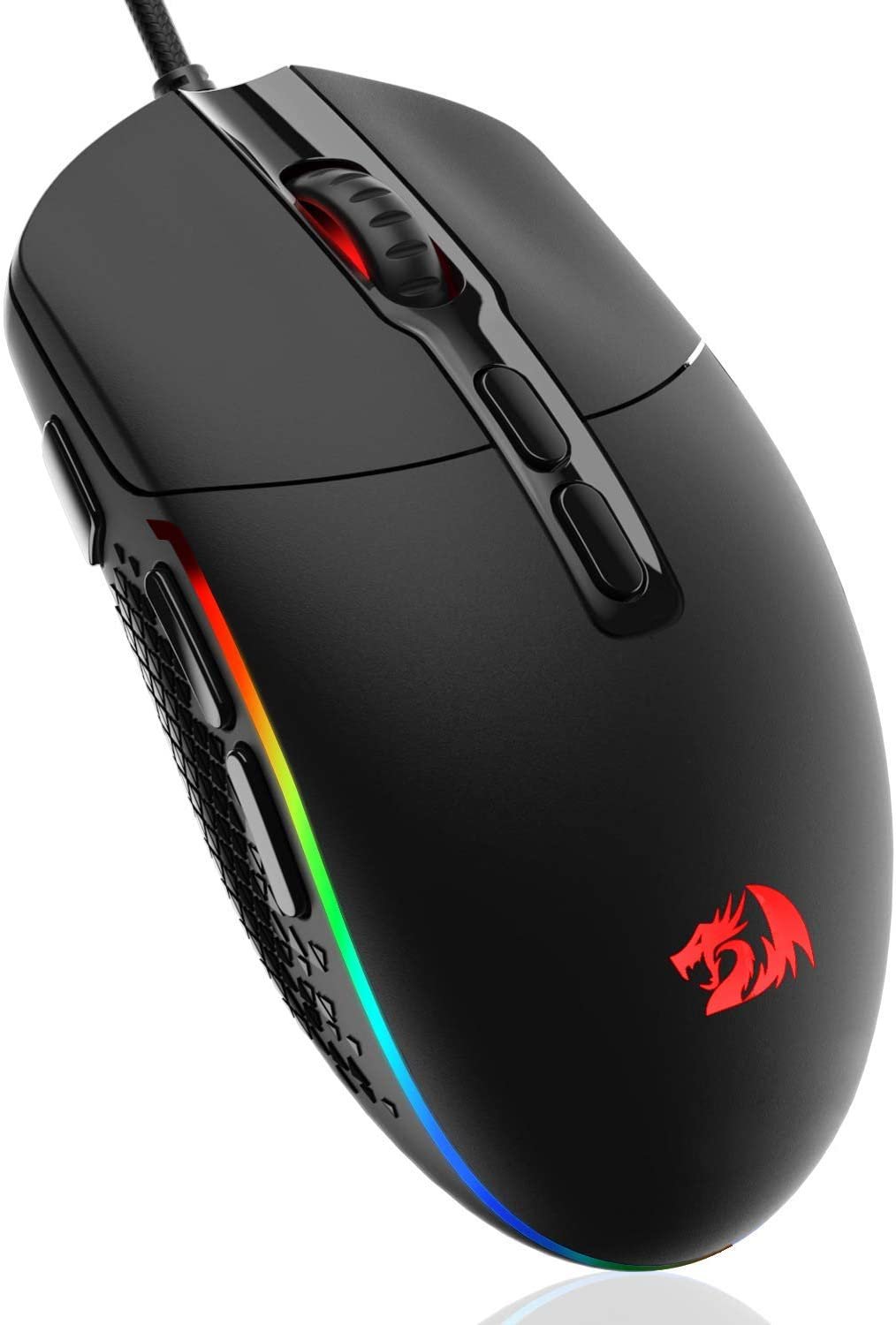 Mouse Gamer Redragon M719 Invader Wired Optical - M719-RGB
