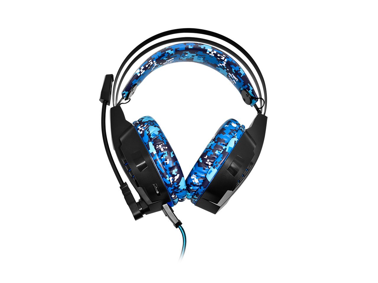 AURI NISUTA OSAUGZ780 gaming camuflado 7.1 USB con software, micrófono y leds - Imagen 2