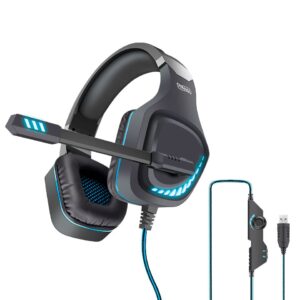 AURI NISUTA OSAUGZ800 Auricular gaming 7.1 USB con software, micrófono y leds