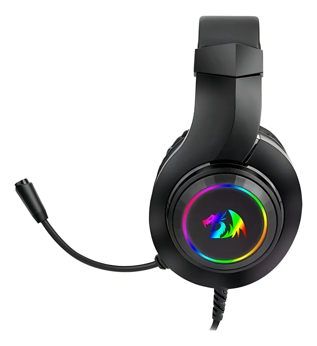 AURI REDRAGON HYLAS C/mic 3.5mm USB NEGRO RGB - H260-RGB - Imagen 3