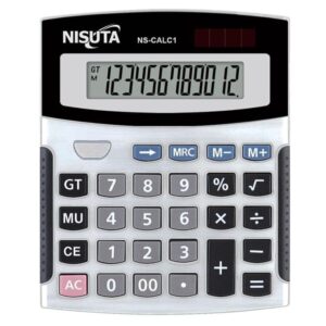 CALCULADORA NISUTA NSCALC1 12 DIGITOS SOLAR