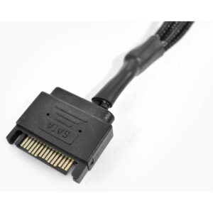 Cable de alimentacion SATA 12V a 4 coolers de 4 pines NISUTA NS-AD4CS
