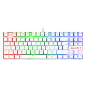 TEC Gamer Redragon Kumara RGB Blanco - K552W-RGB-SP