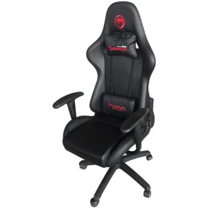 SILLA GAMER MARVO CH106 BLUE AND BLACK (AZUL Y NEGRA)