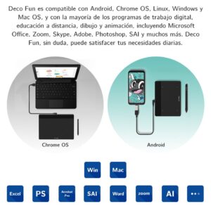 Tableta Digitalizadora XP-Pen Fun S Roja - Fun S_BE