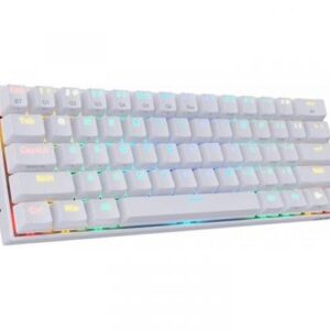 TEC Gamer Redragon Draconic Inalámbrico Blanco - K530W-RGB