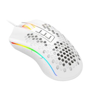 Mouse Gamer Redragon Storm Elite Blanco - M988W-RGB