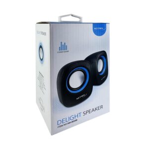 Parlante Netmak 9025 USB Negro/Azul - NM-9025B