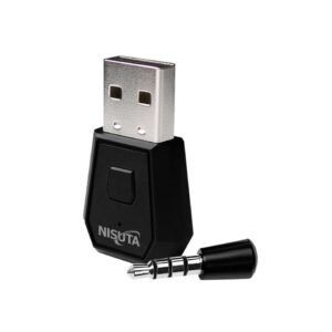 Conversor Nisuta USB p/Auriculares Bluetooth PS4- NSCOUSBLP