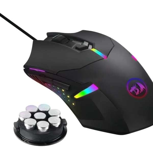 MOUSE REDRAGON CENTROPHORUS2 NEGRO M601-RGB-V1