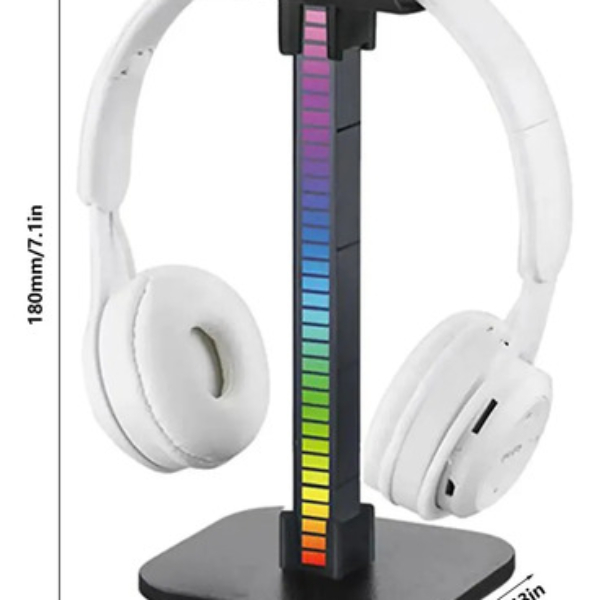 BASE PARA AURICULARES NETMAK RGB NM-HS430