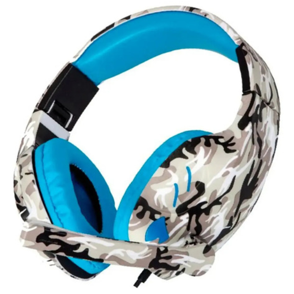 AURICULARES GAMER COUNTER 3.5 USB C/MIC. AZUL – NETMAK – NM-COUNTER-B