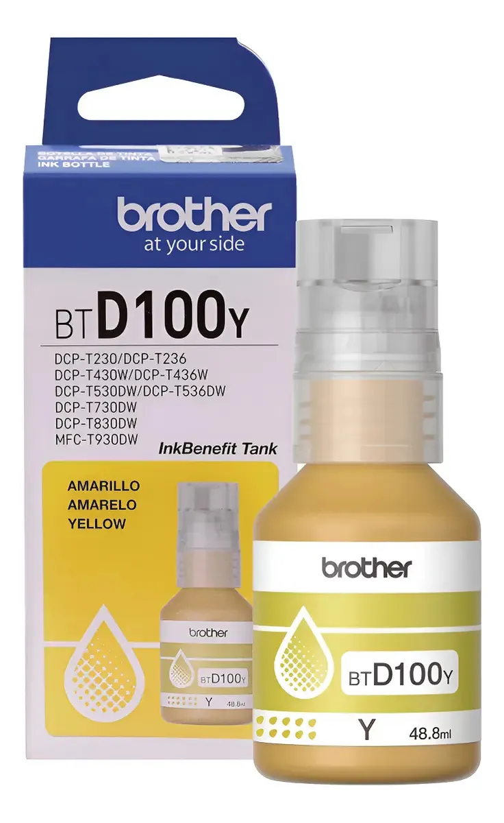 BROTHER BTD100YMEX AMARILLO