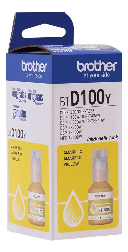 BROTHER BTD100YMEX AMARILLO - Imagen 3